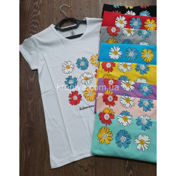 Жіноча футболка норма оптом 020624-314