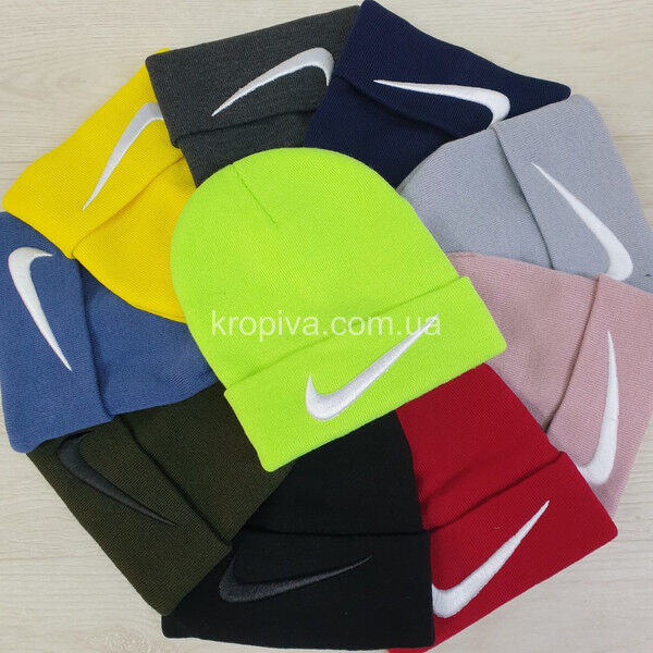 Женская шапка молодежная двойная микс оптом 281024-676