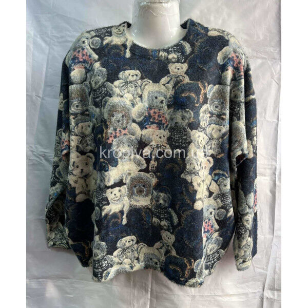 Женская кофта батал микс оптом 151124-406