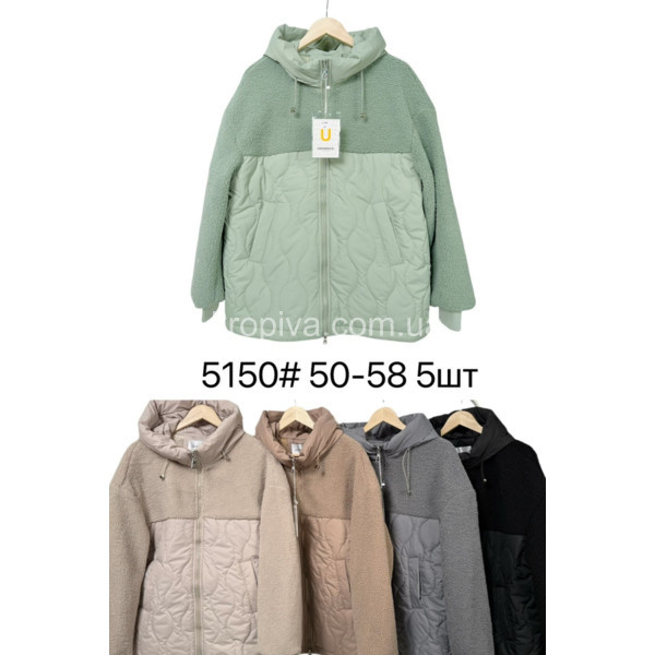 Женская куртка весна 5150 батал оптом 280125-066