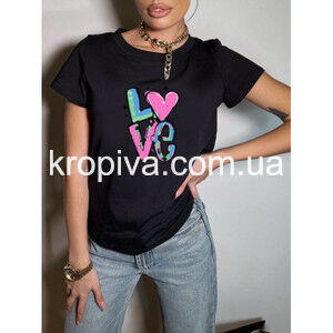 Женская футболка М124 норма оптом 110225-013