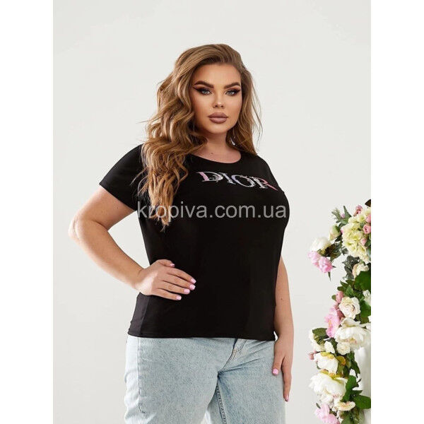 Женская футболка 2311 батал оптом 140225-188