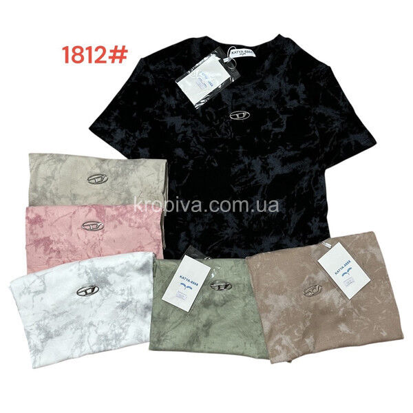 Женская футболка батал микс оптом 150225-307