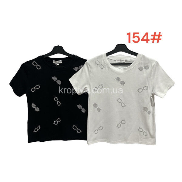 Женская футболка норма микс оптом  (050425-366)