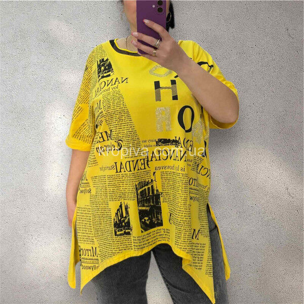 Женская футболка 25319 супербатал микс оптом 170425-754