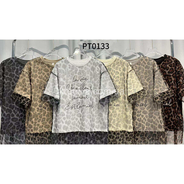 Женская футболка 0133 батал микс оптом 010525-023