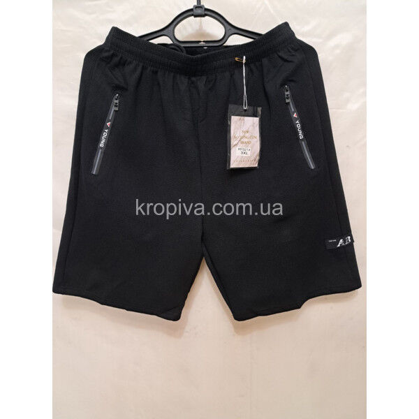 Чоловічі шорти норма 21 чорний оптом 030525-37