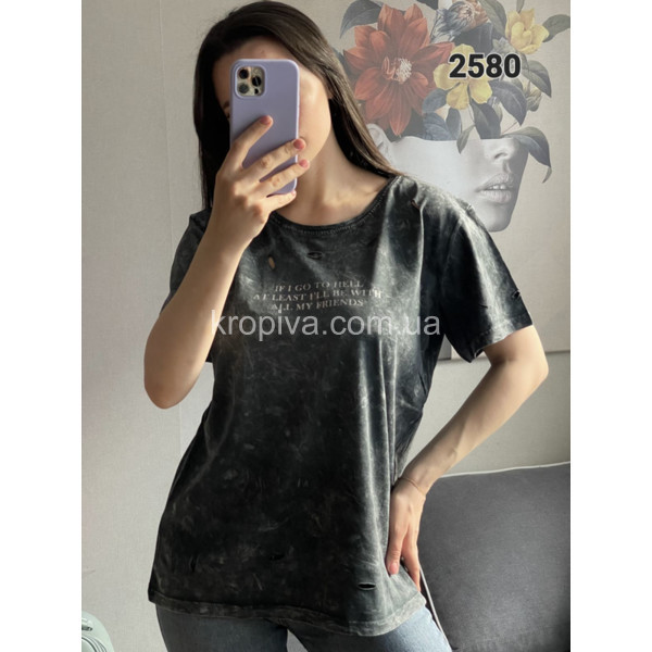 Женская футболка 2580  оптом 050525-158