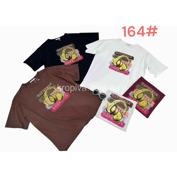 Женская футболка 164 микс  100525-162