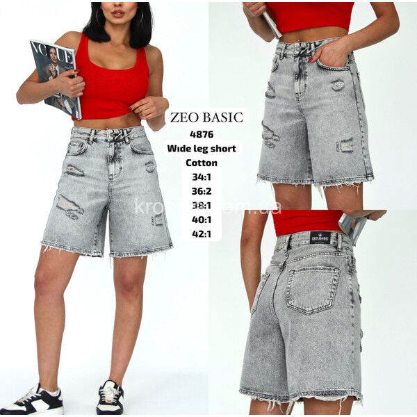 Джинсовые женские шорты оптом 130525-95