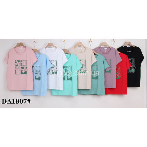 Женская футболка DА 1907 батал микс оптом 140525-073