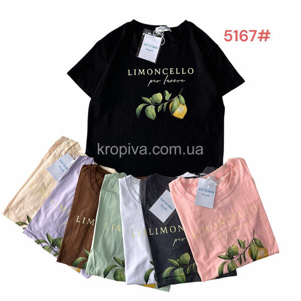 Женская футболка 5167 микс оптом 180525-58