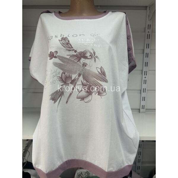 Женская футболка батал оптом 190625-750