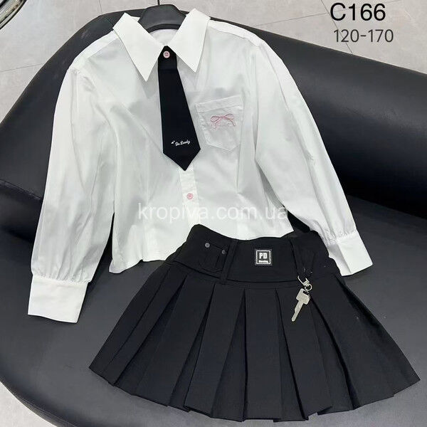 Детская рубашка с166 школа оптом 110725-02