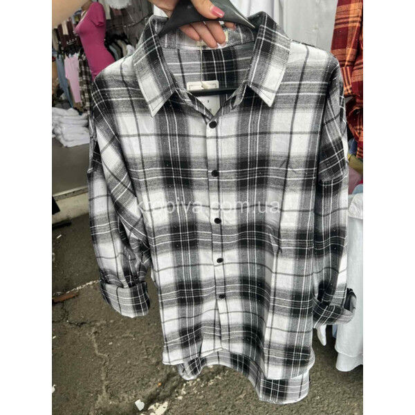 Женская рубашка норма микс оптом 290725-641