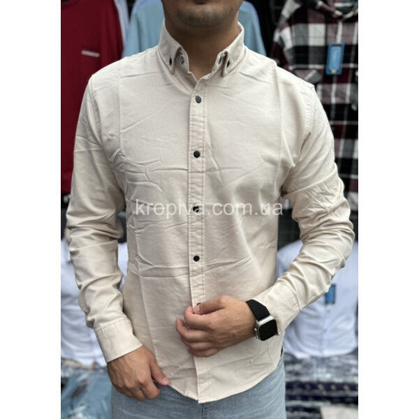 Мужская рубашка джинс норма Турция оптом 290725-684