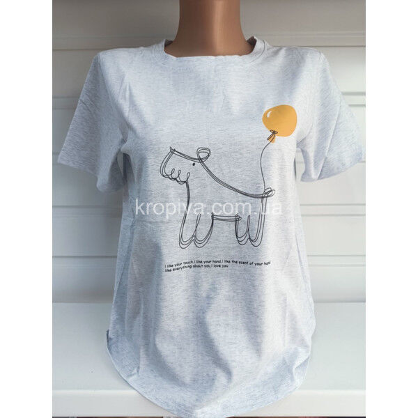 Женская футболка норма микс оптом 020825-775