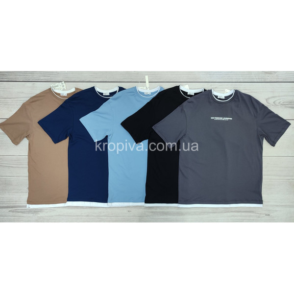 Мужская футболка Beki 8008 норма оптом 080825-083