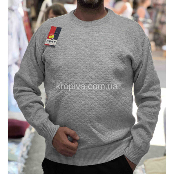 Мужской свитер шерсть батал Турция оптом 150825-757