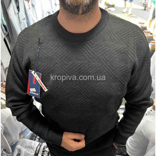 Мужской свитер шерсть норма Турция оптом 150825-797