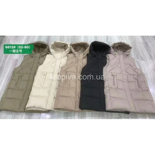 Женская жилетка батал осень/весна оптом 240825-639