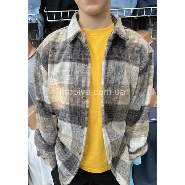 Дитяча сорочка 13-16 років Туреччина осінь оптом 260825-622