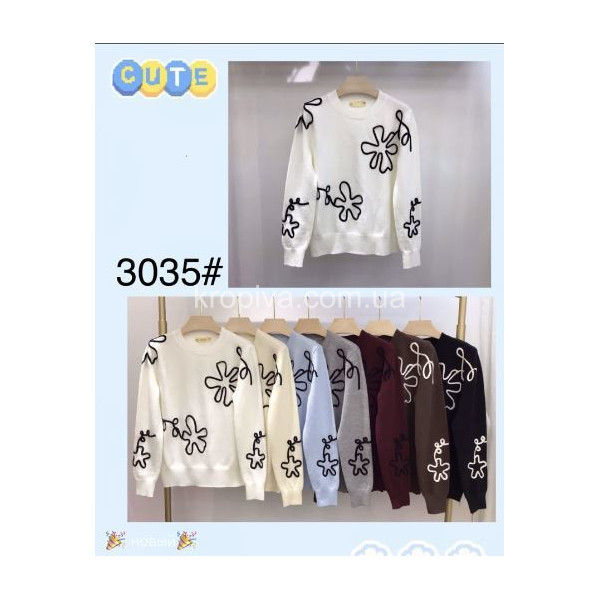 Женская кофта 3035 полубатал микс оптом 290825-030