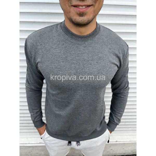 Мужской свитшот на флисе норма Турция оптом 290825-751