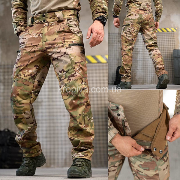 Чоловічі штани Корд Soft Shell норма оптом 130925-0243