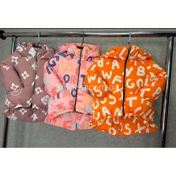 Детская куртка на девочку 6-10 лет оптом 160925-789