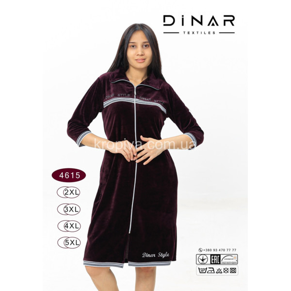 Женский халат велюр Узбекистан оптом 180925-751