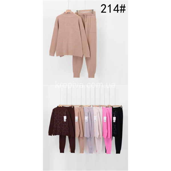 Женский костюм вязка микс оптом 171025-608