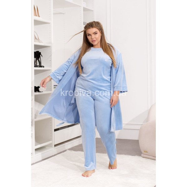 Домашний костюм тройка 2200 оптом 241025-123