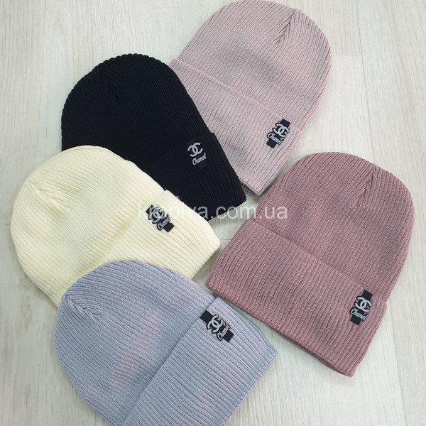 Женская шапка молодежная микс оптом 221025-735