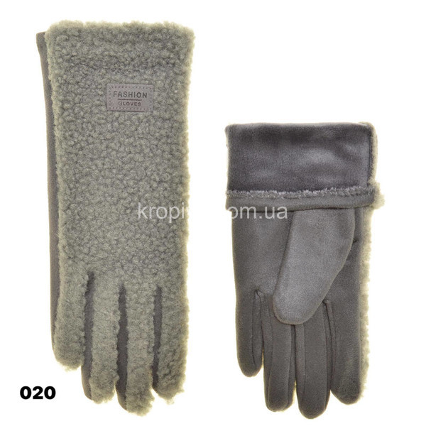 Перчатки женские 020 ПЖМ микс оптом 261025-649