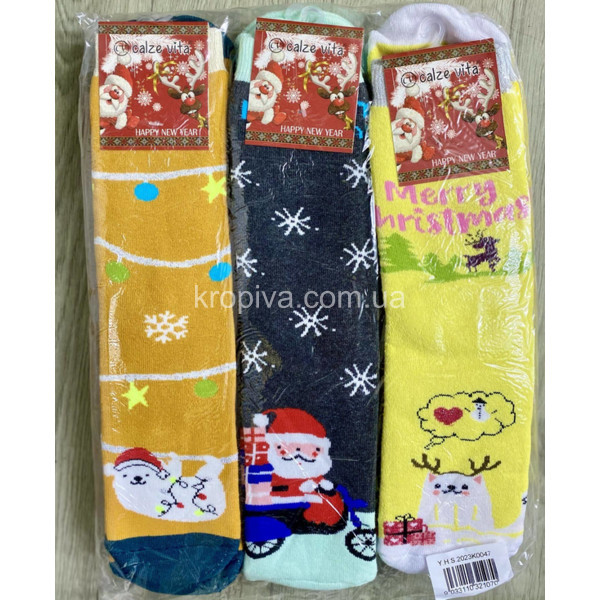 Женские носки новогодние оптом 291025-746
