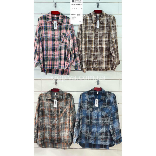 Жіноча сорочка 2503 батал оптом 061125-053