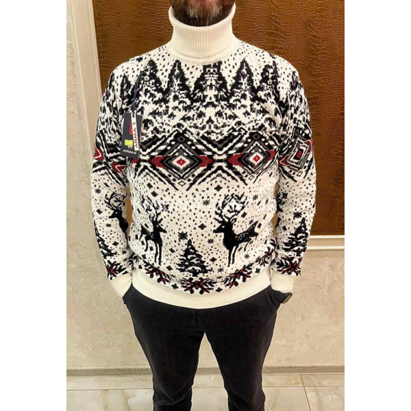 Мужской свитер норма зима Турция оптом 081125-613