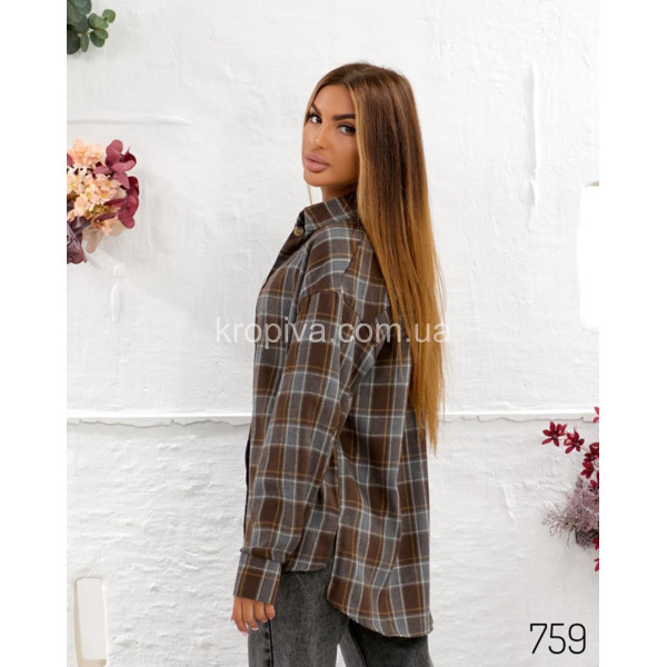 Жіноча сорочка 759 котон оптом 091125-694