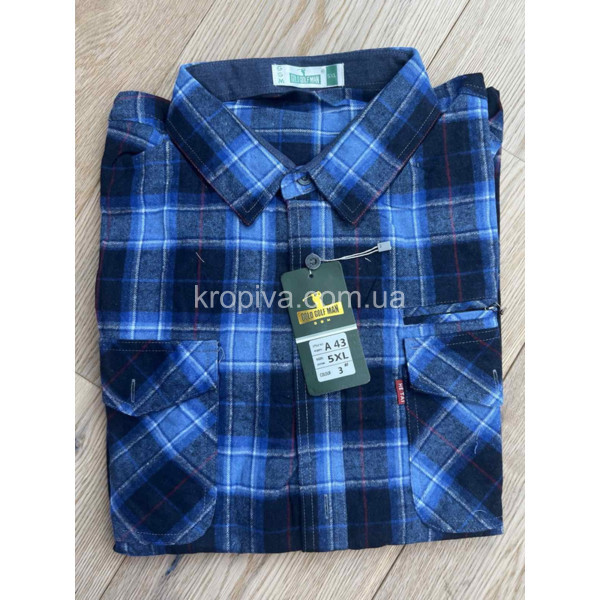 Мужская рубашка полубатал Турция оптом 211125-633