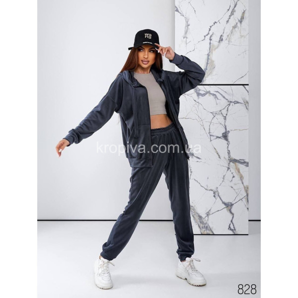 Женский спортивный костюм велюр 828 оптом  (011225-749)