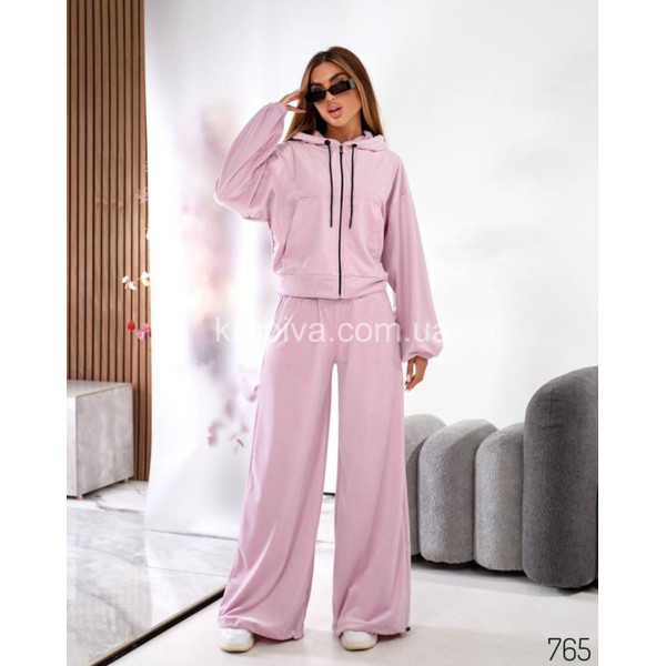 Женский спортивный костюм 765 велюр оптом 171225-680
