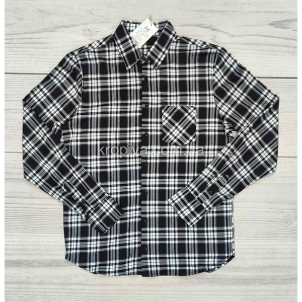 Мужская рубашка 12002 V-1876 норма оптом 181225-080