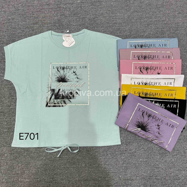 Женская футболка батал микс оптом 110126-645