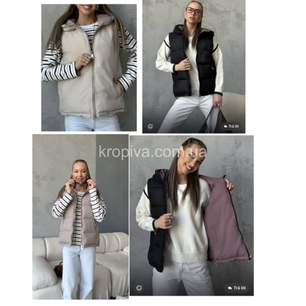 Жіноча жилетка норма двостороння оптом 120126-662