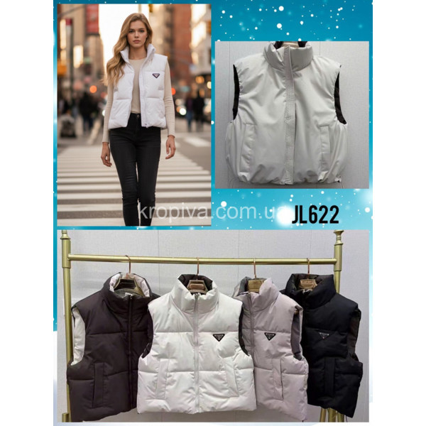 Жіноча жилетка норма двостороння оптом 120126-672