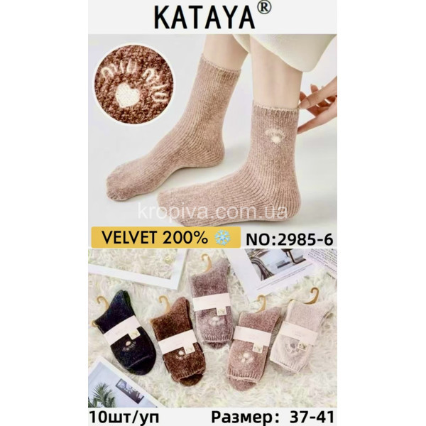 Женские носки вельвет оптом 120126-771