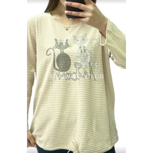 Женская кофта полоска микс оптом 200126-600