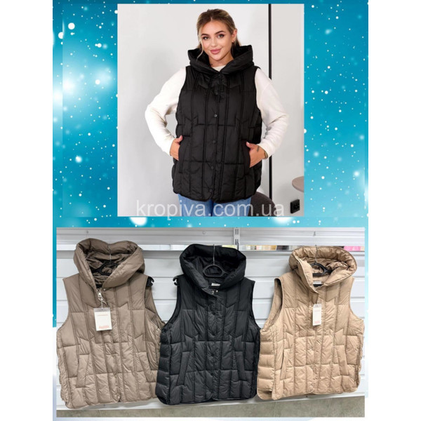 Женская жилетка батал оптом 200126-739