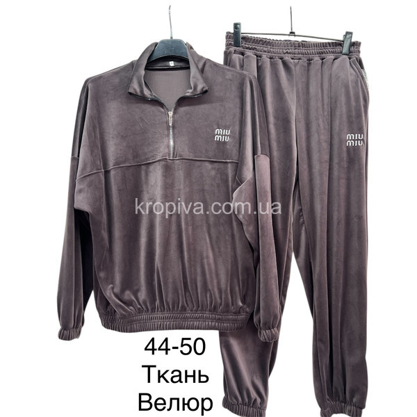 Жіночий костюм велюр норма оптом 200126-769